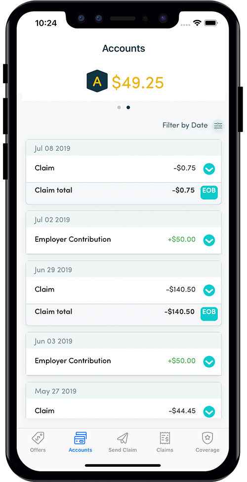 Allowance Account Balance on Phone