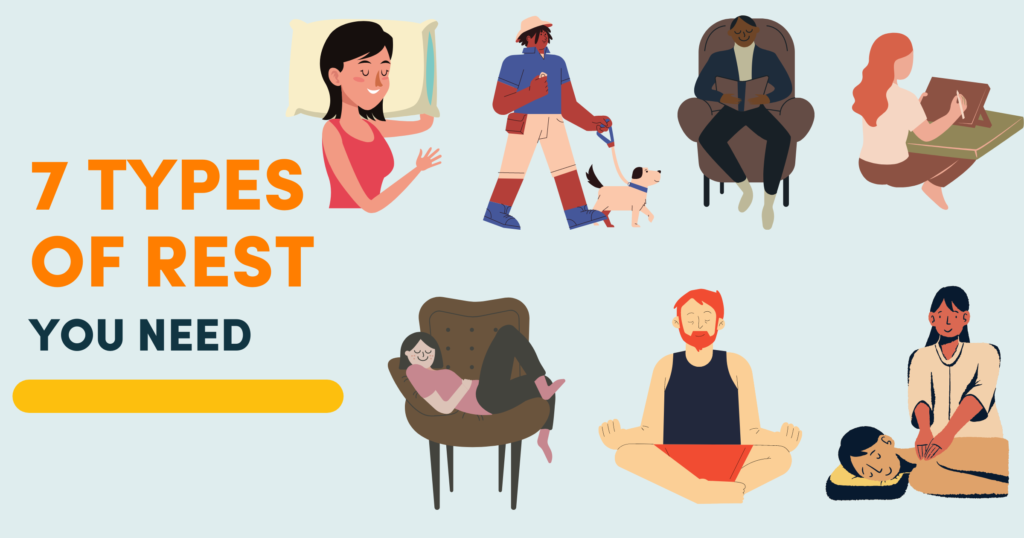 7 Different Types of Rest You Need | Honeybee Benefits